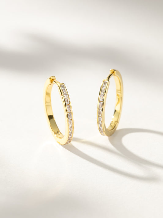 Shine On Hoop Earrings | Gold | Product Image | Uncommon James