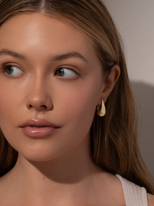 Taste Statement Earrings | Gold | Product Image | Uncommon James