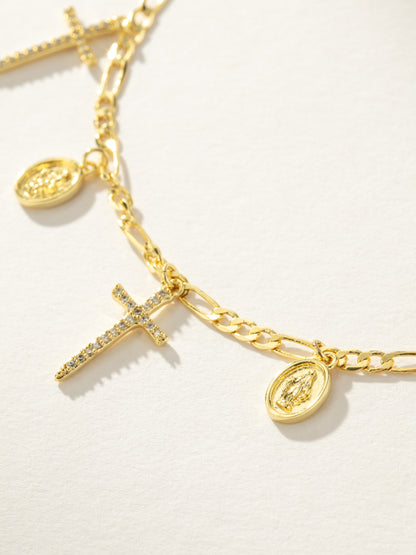 ["Divine Charm Necklace ", " Gold ", " Product Image ", " Uncommon James"]