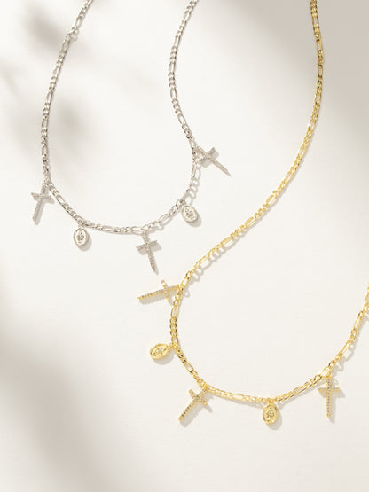 ["Divine Charm Necklace ", " Gold Silver ", " Group Image ", " Uncommon James"]