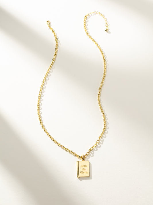 Joyous Pendant Necklace | Gold | Product Image | Uncommon James