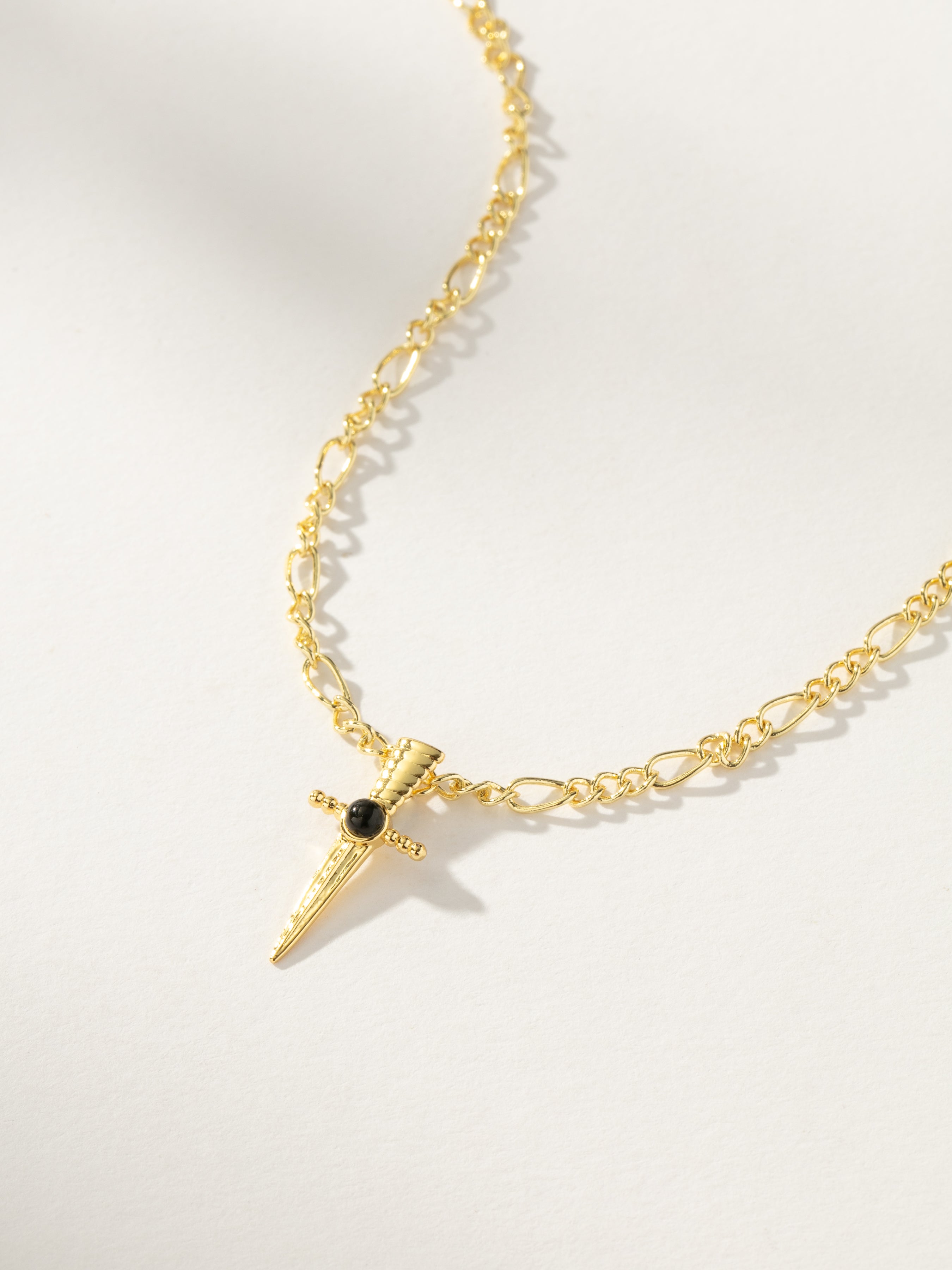 Gold Killer Sword Pendant Necklace | Chain Necklace | Uncommon James