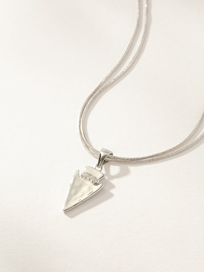 ["Limitless Layered Chain Necklace ", " Silver ", " Product Image ", " Uncommon James"]