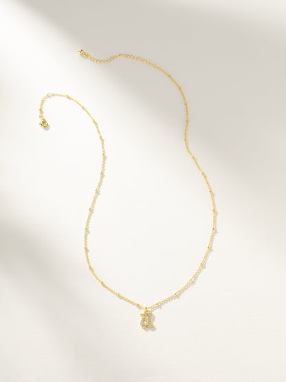 ["Made to Shine Initial Necklace ", " Gold ", " Product Image ", " Uncommon James"]