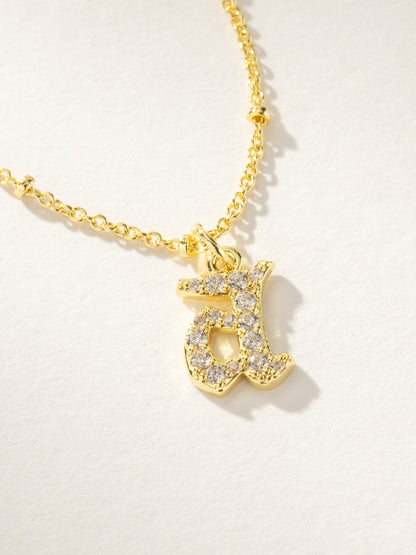 Made to Shine Initial Necklace | Gold A | Product Image | Uncommon James