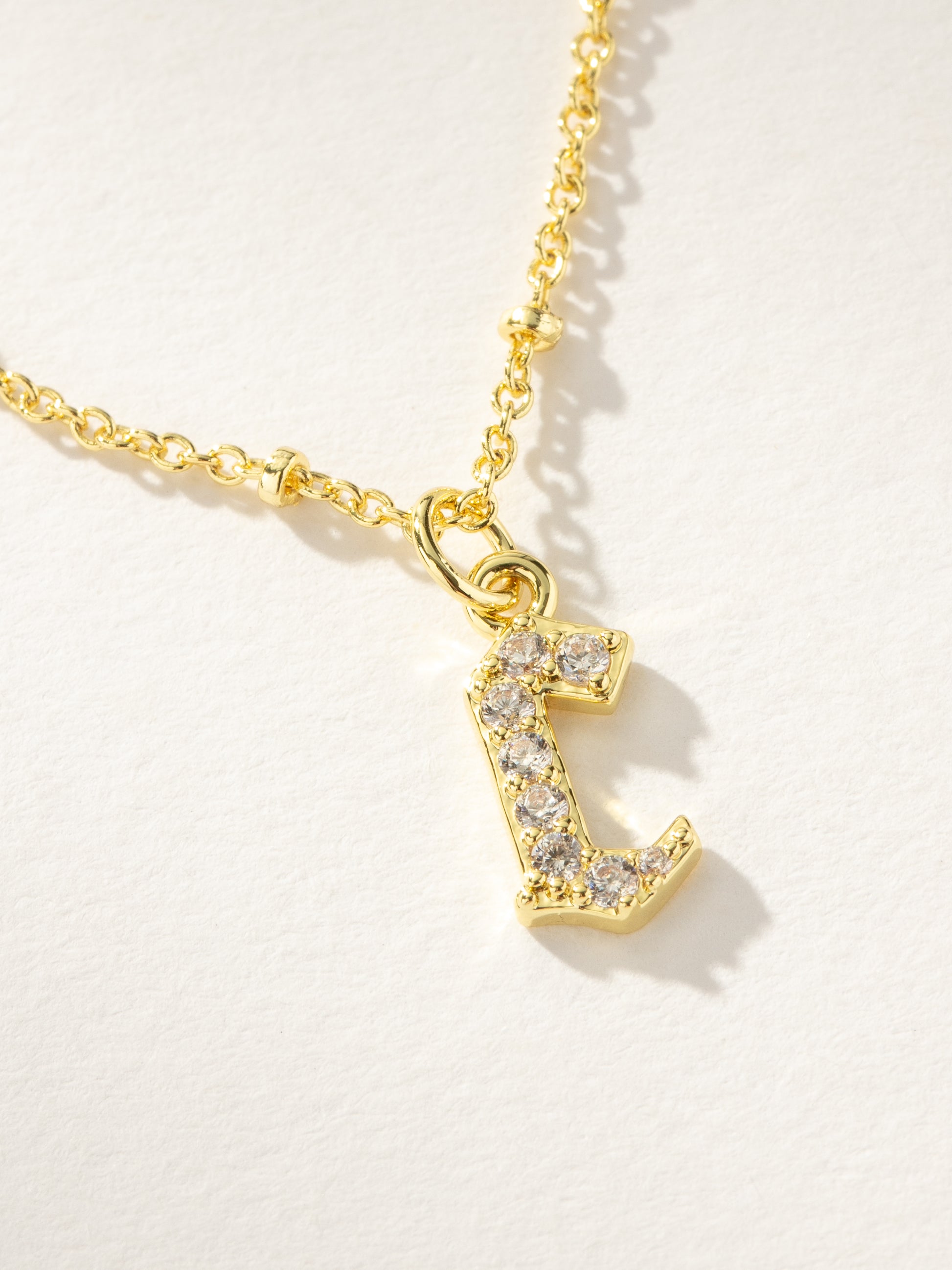 Made to Shine Initial Necklace | Gold C | Product Image | Uncommon James