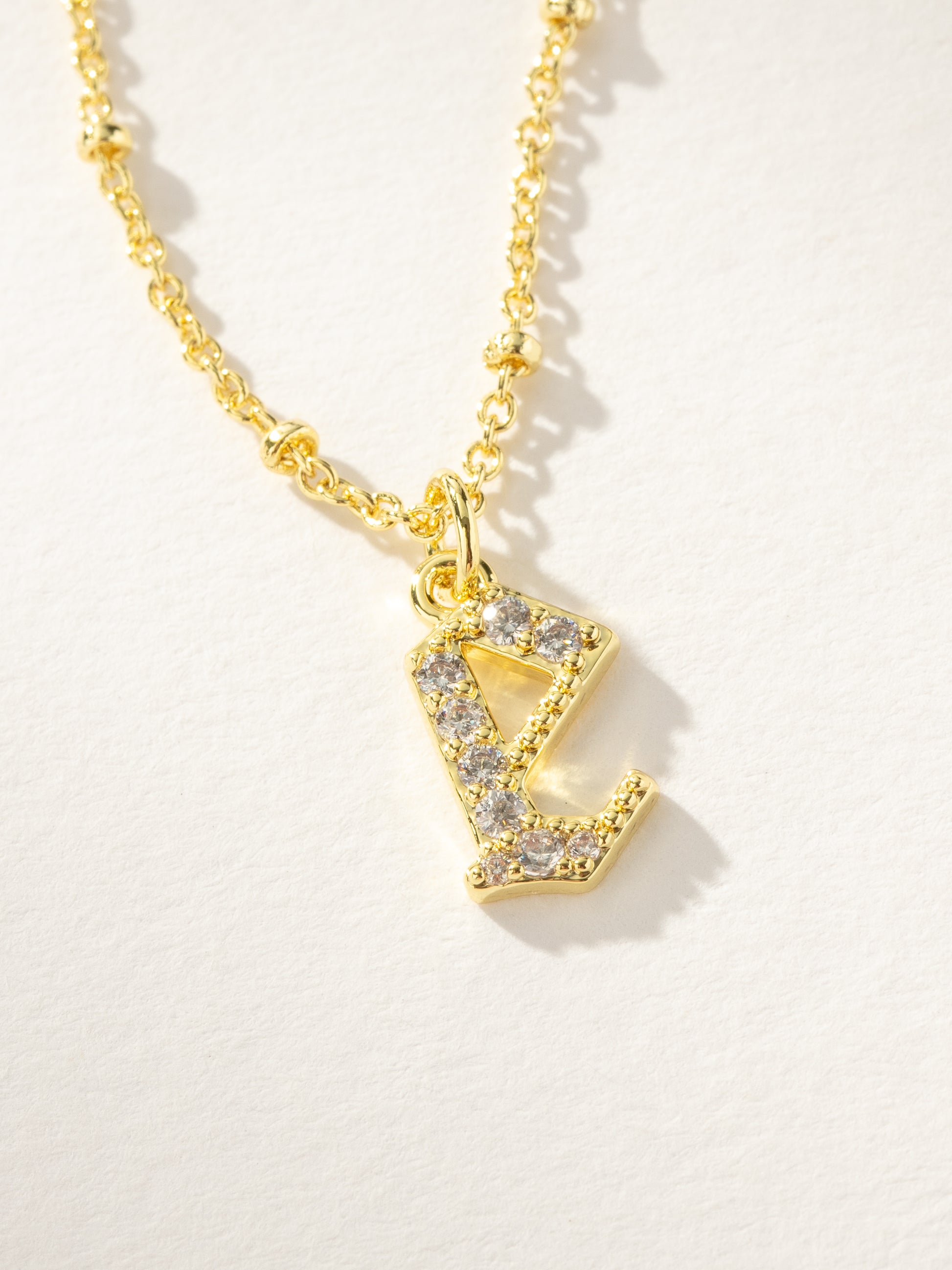 Made to Shine Initial Necklace | Gold E | Product Image | Uncommon James