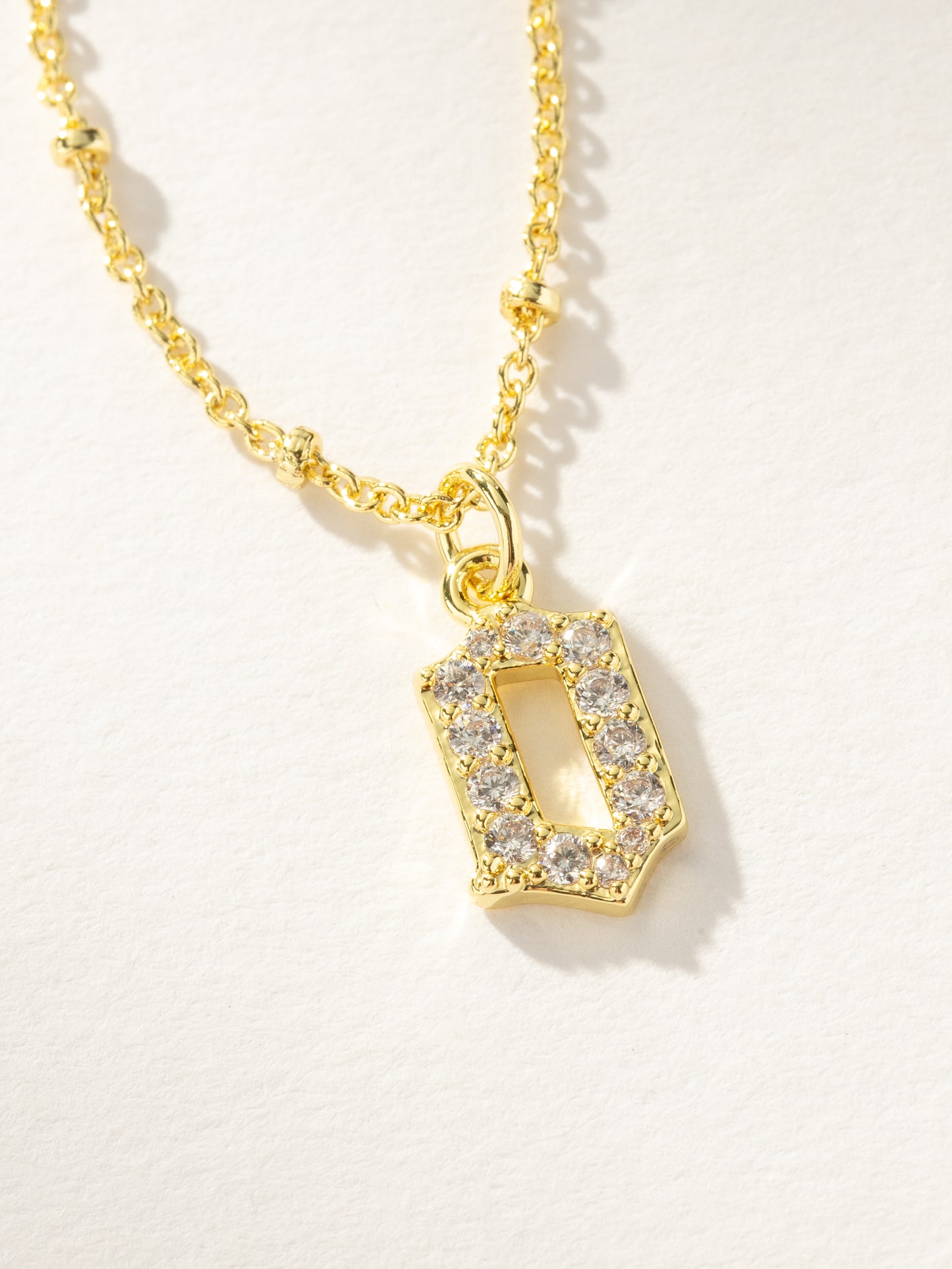 Made to Shine Initial Necklace | Gold O | Product Image | Uncommon James