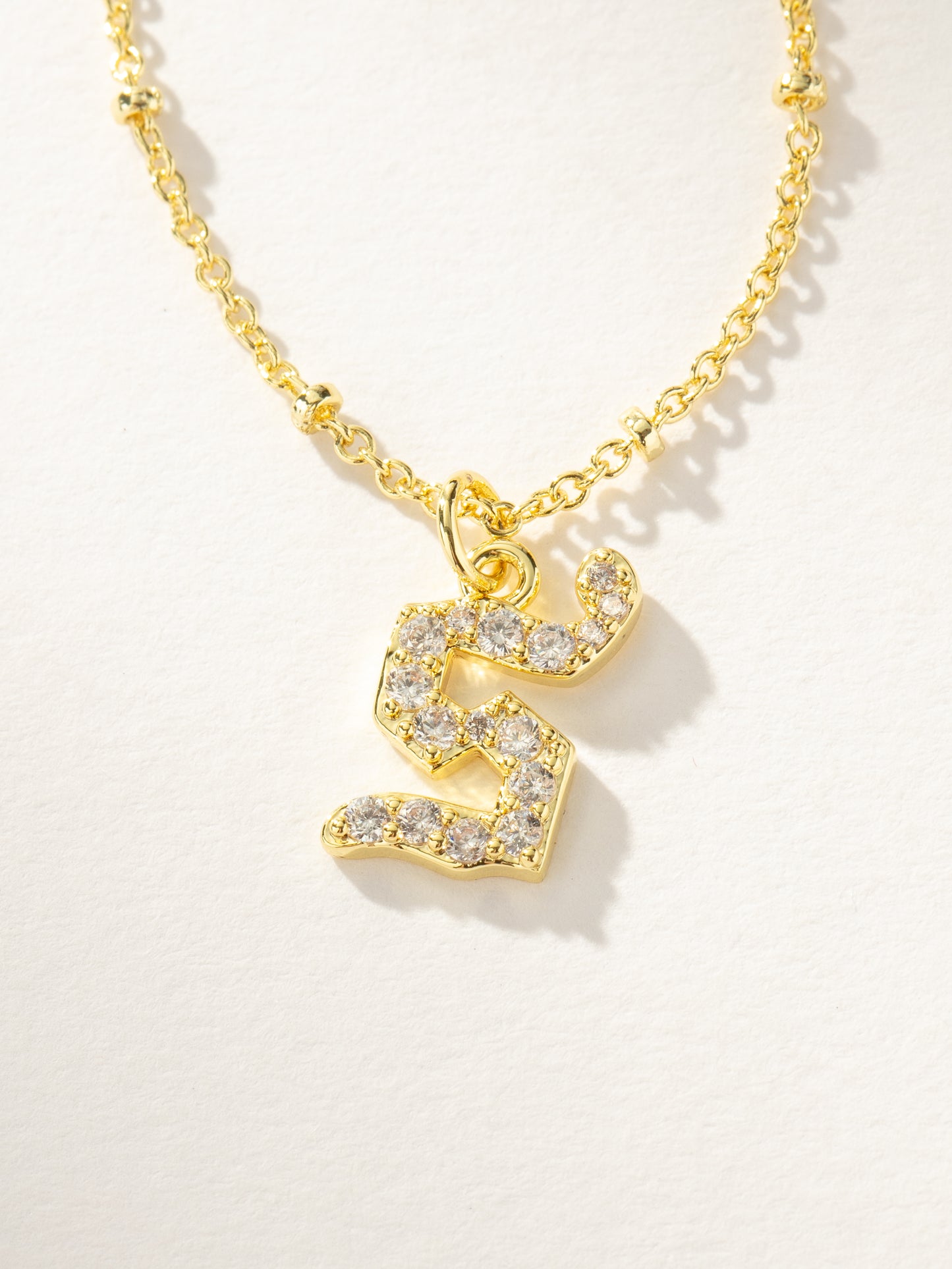 Made to Shine Initial Necklace | Gold S | Product Image | Uncommon James