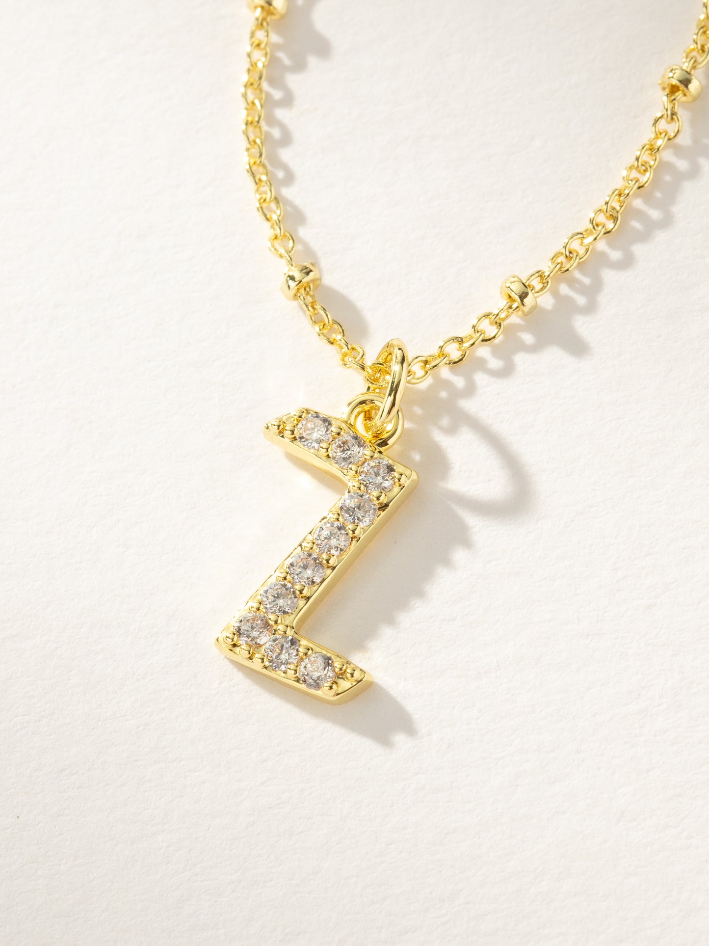 Made to Shine Initial Necklace | Gold Z | Product Image | Uncommon James