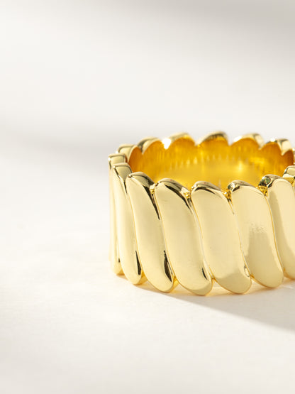 ["That Feeling Statement Ring ", " Gold ", " Product Image ", " Uncommon James"]