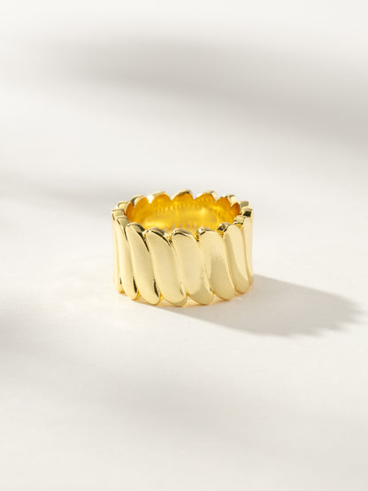 ["That Feeling Statement Ring ", " Gold ", " Product Image ", " Uncommon James"]