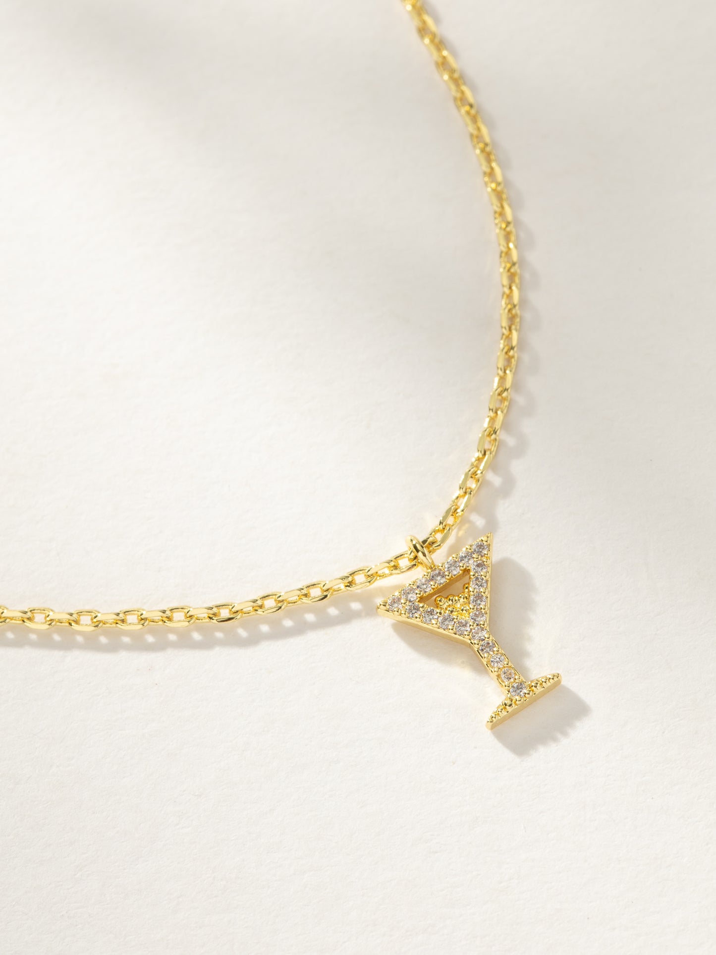 Martini Pendant Bracelet | Gold | Product Image | Uncommon James