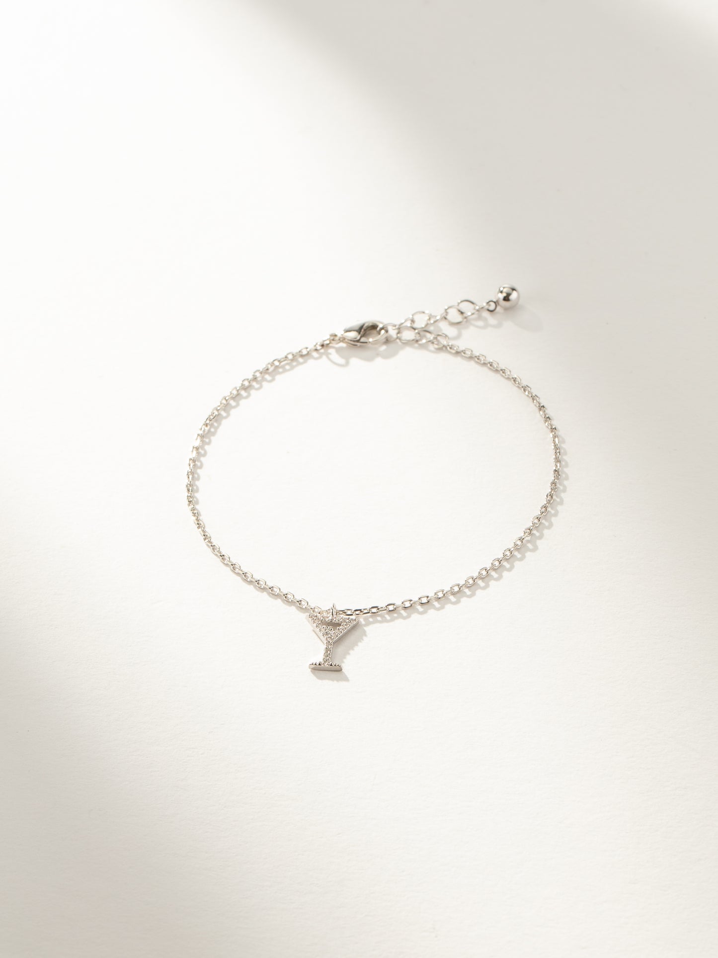 Martini Pendant Bracelet | Silver | Product Image 2 | Uncommon James