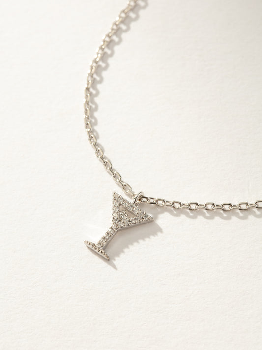 Martini Pendant Bracelet | Silver | Product Image | Uncommon James
