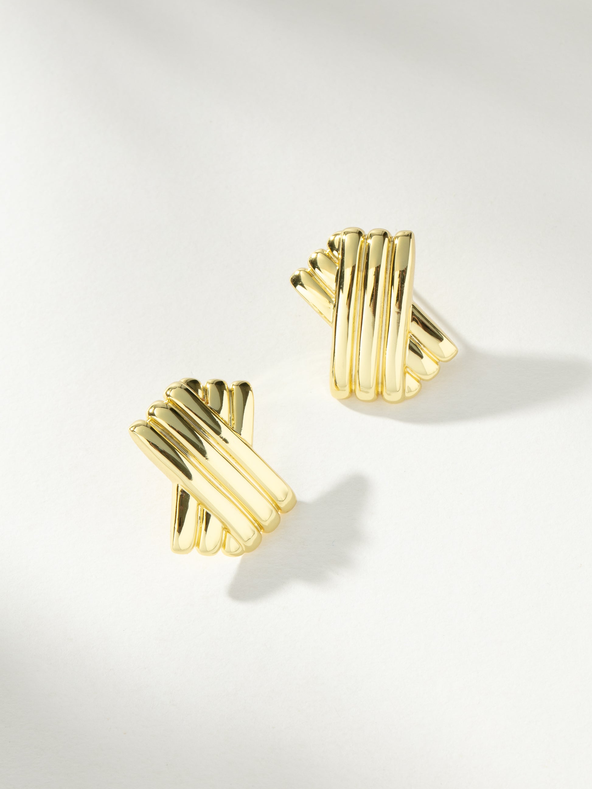 Bisou Statement Earrings | Gold | Product Image | Uncommon James