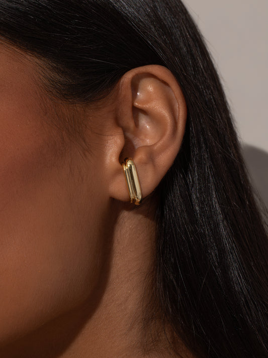 Classics Ear Climber | Gold | Model Image | Uncommon James