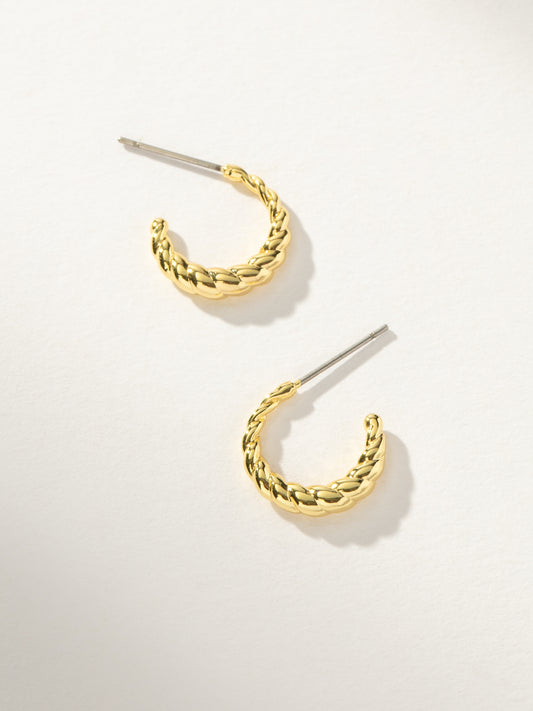 Croissant Hoop Earrings | Gold | Product Image | Uncommon James