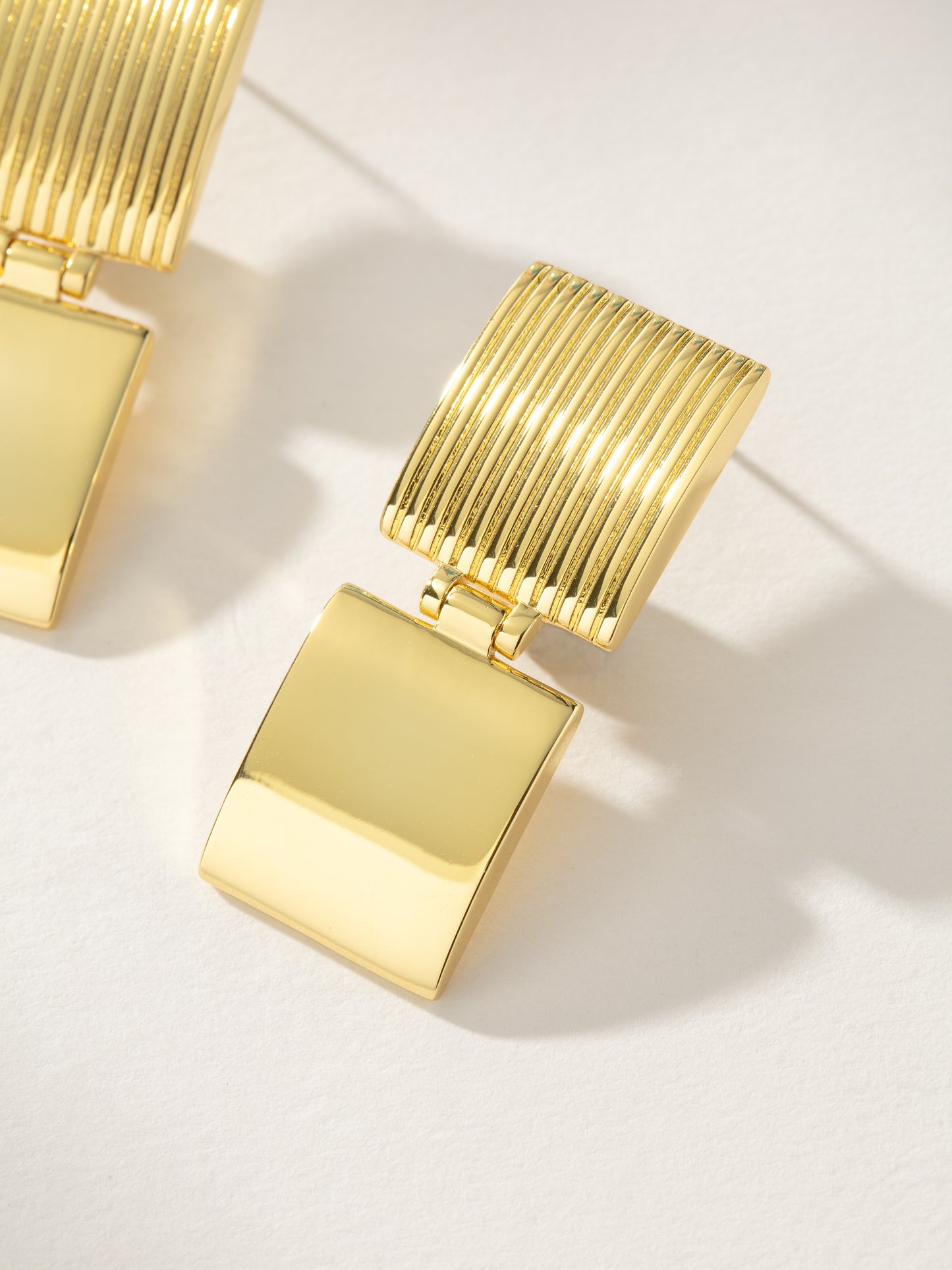 Hudson Square Statement Earrings | Gold | Product Image | Uncommon James
