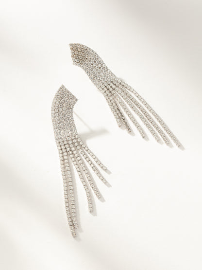 ["Up Late Statement Earrings ", " Silver ", " Product Image ", " Uncommon James"]