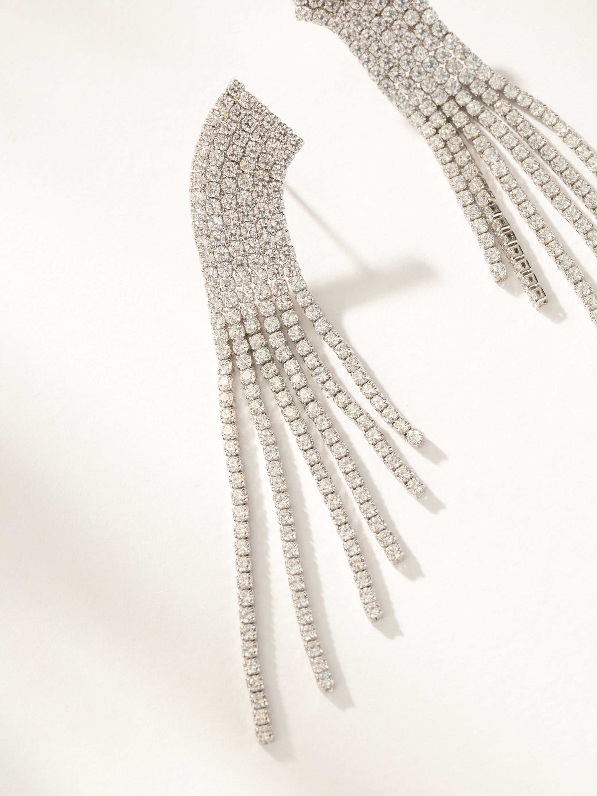 Up Late Statement Earrings | Silver | Product Image | Uncommon James