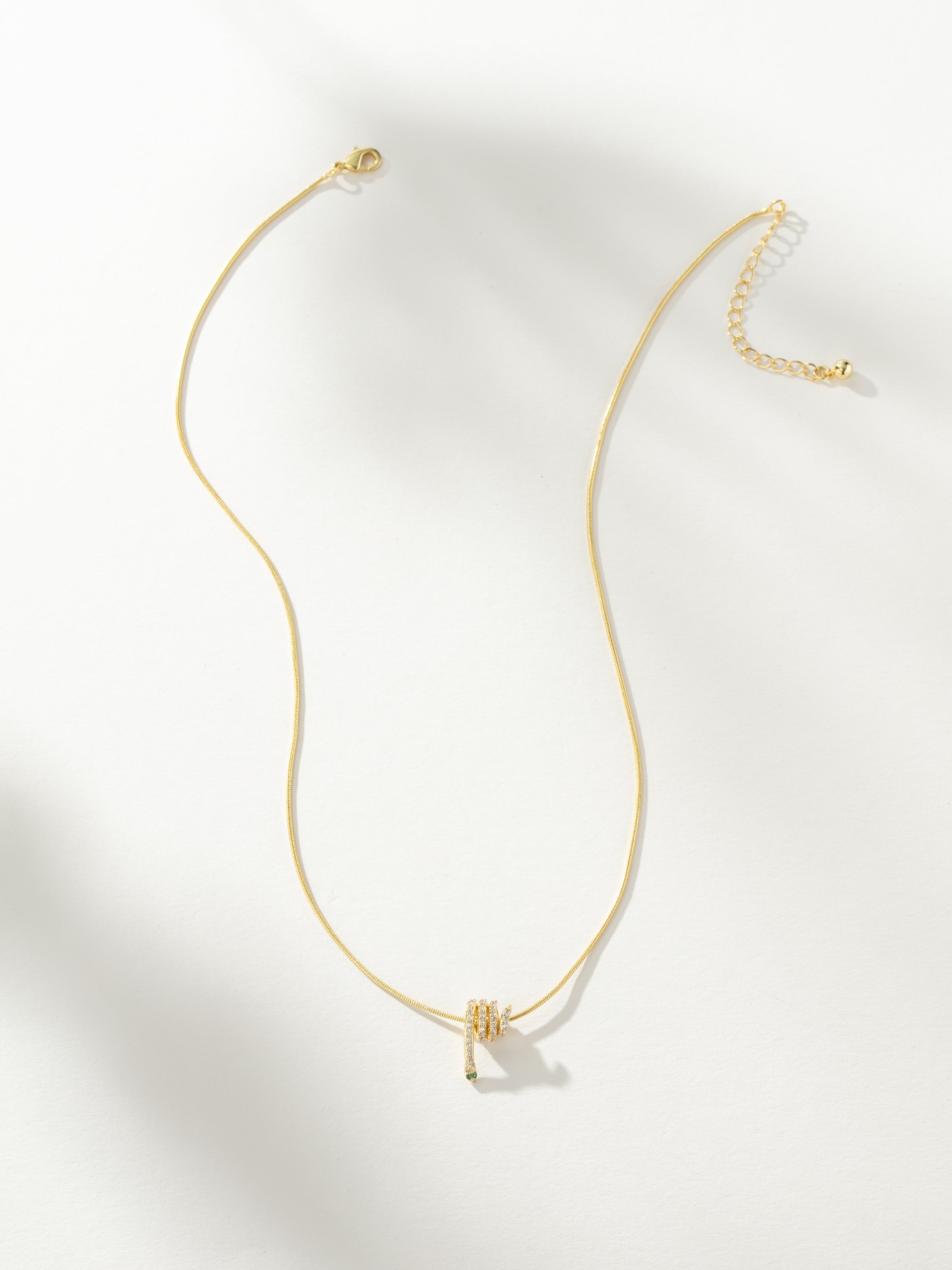 Coil Snake Chain Necklace in Gold | Uncommon James