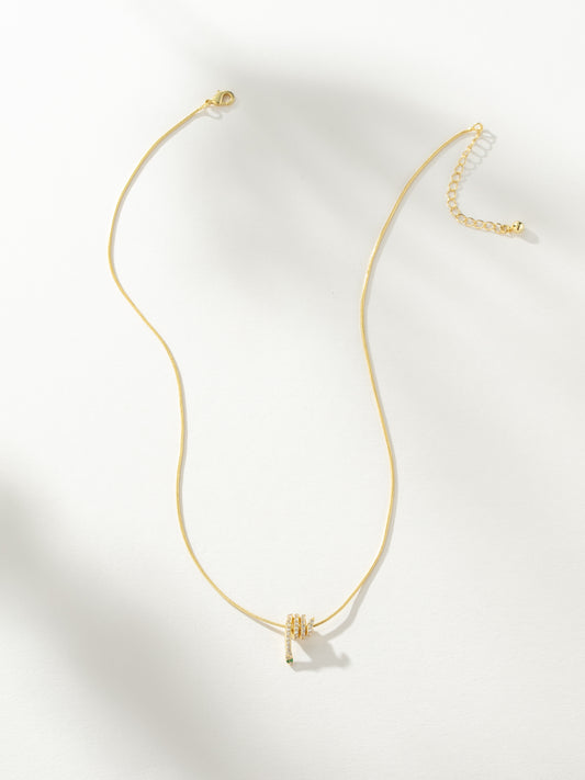 Coil Snake Chain Necklace | Gold | Product Image | Uncommon James