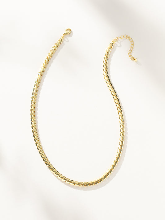 Going Out Chain Necklace | Gold | Model Image | Uncommon James