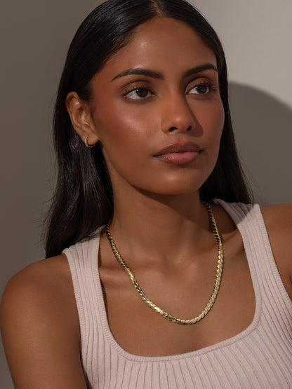 ["Going Out Chain Necklace ", " Gold ", " Model Image ", " Uncommon James"]