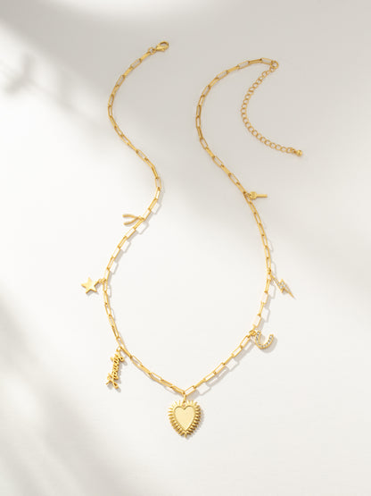 UJ x Rustler Hat Necklace | Gold | Product Image | Uncommon James