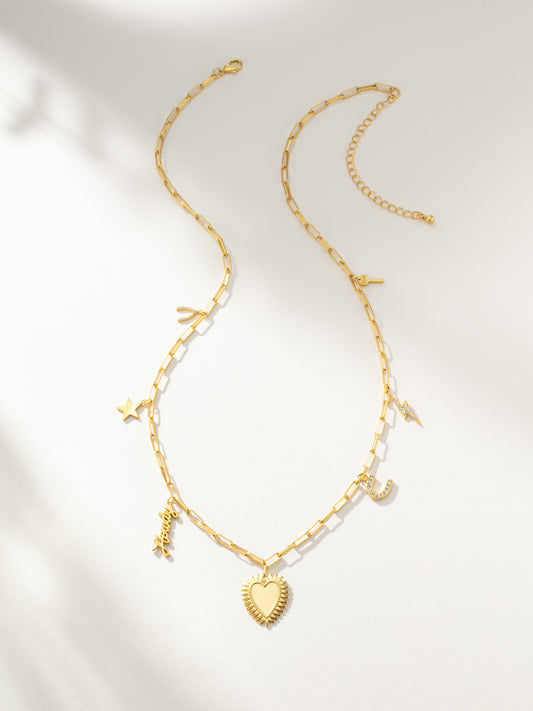 UJ x Rustler Hat Necklace | Gold | Product Image | Uncommon James