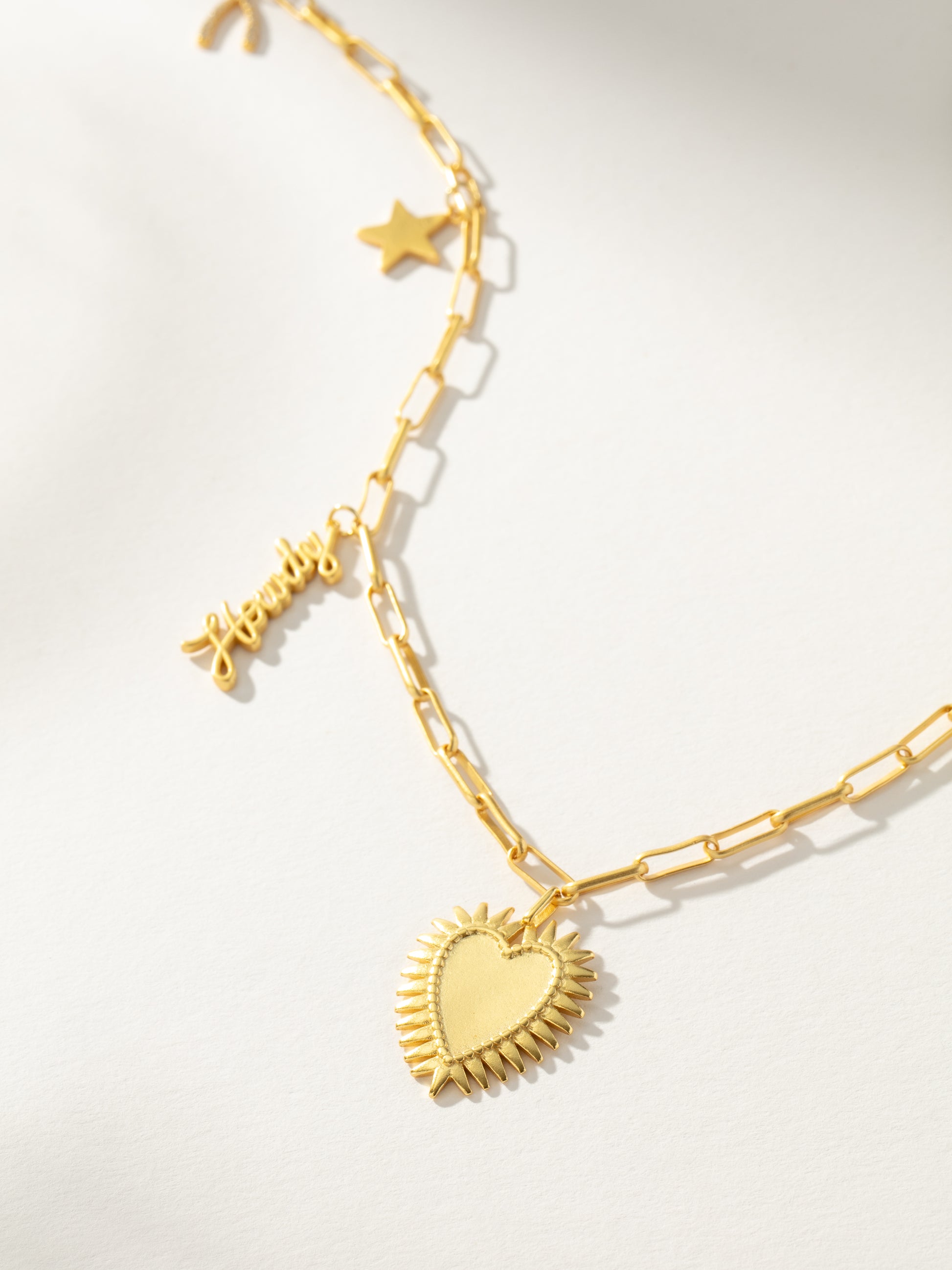 UJ x Rustler Hat Necklace | Gold | Product Image | Uncommon James