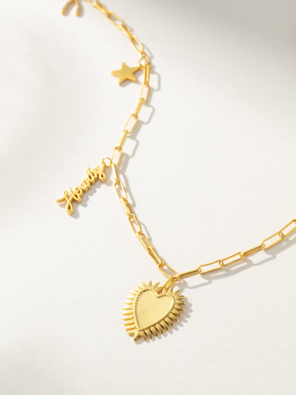 ["UJ x Rustler Hat Necklace ", " Gold ", " Product Image ", " Uncommon James"]