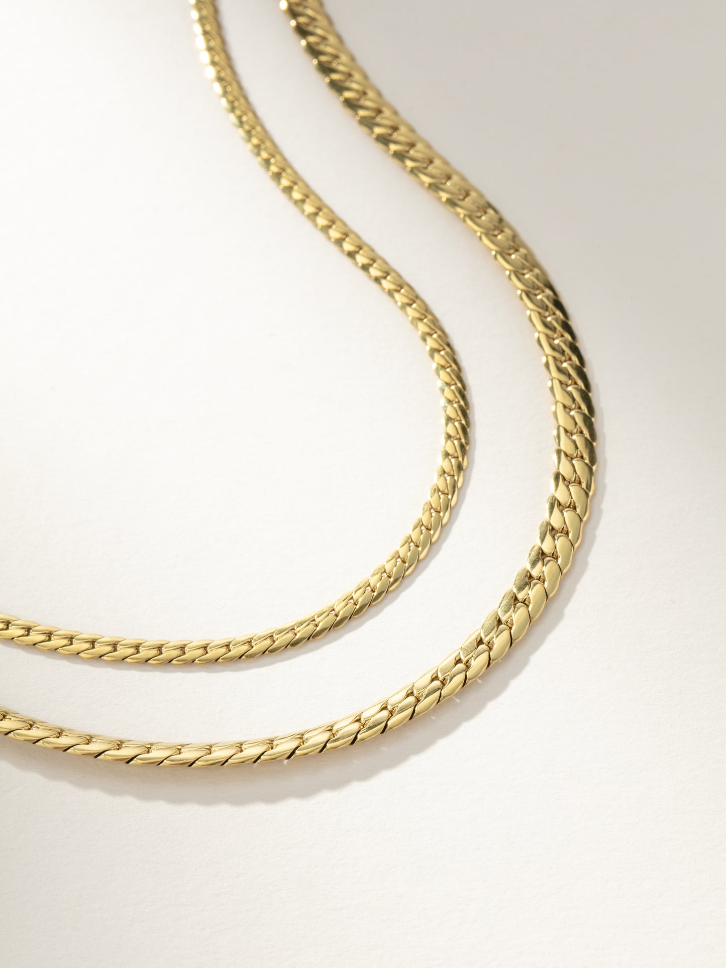 Layered Statement Chain Necklace | Gold | Product Image | Uncommon James