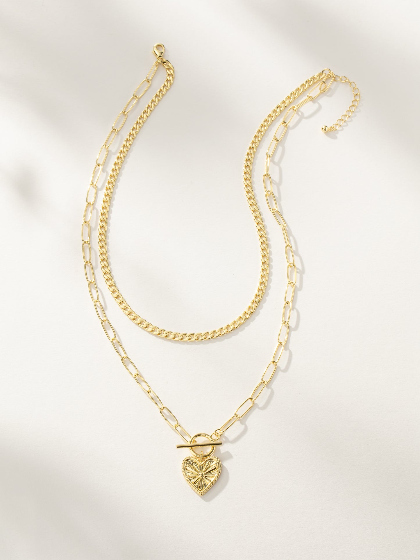 Lovely Layered Chain Necklace | Gold | Product Image | Uncommon James