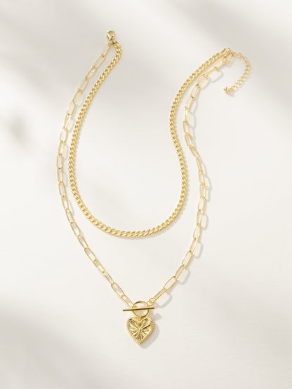 Lovely Layered Chain Necklace | Gold | Product Image | Uncommon James