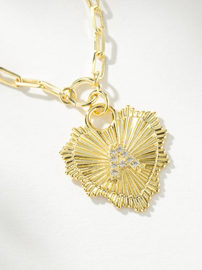 Lover Initial Necklace | Gold A | Product Image | Uncommon James