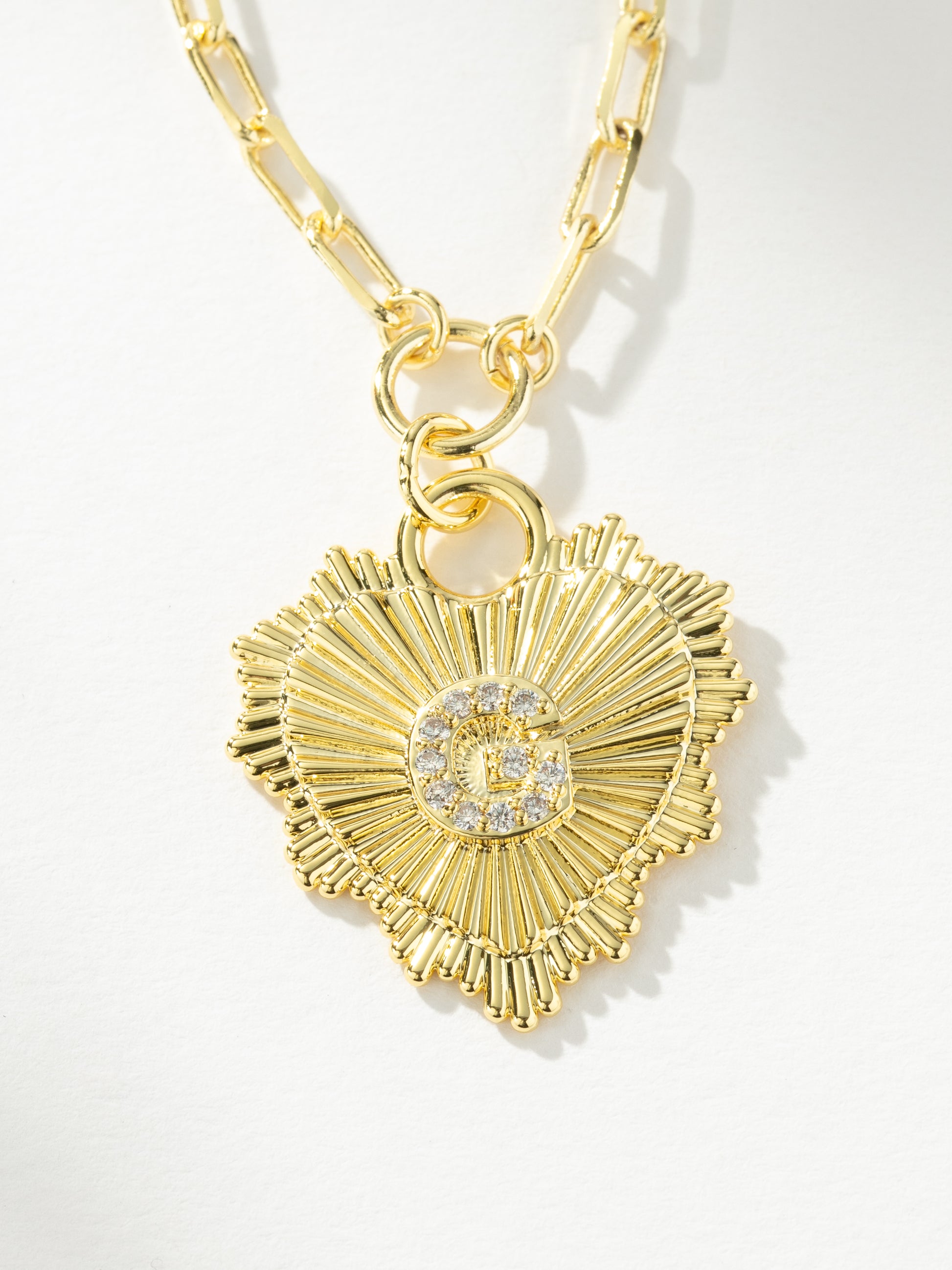 Lover Initial Necklace | Gold G | Product Image | Uncommon James