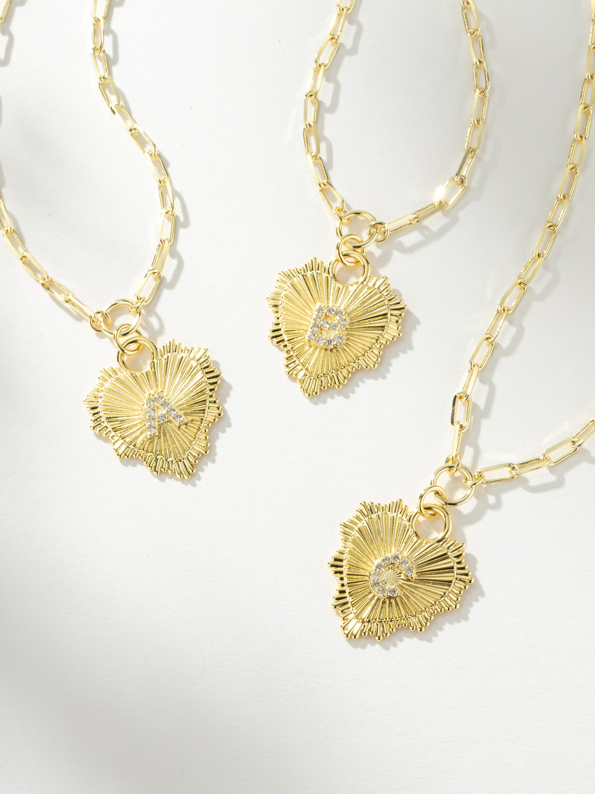 Lover Initial Necklace | Gold | Product Image | Uncommon James