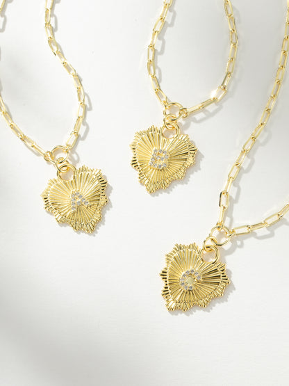 ["Lover Initial Necklace ", " Gold ", " Product Image ", " Uncommon James"]