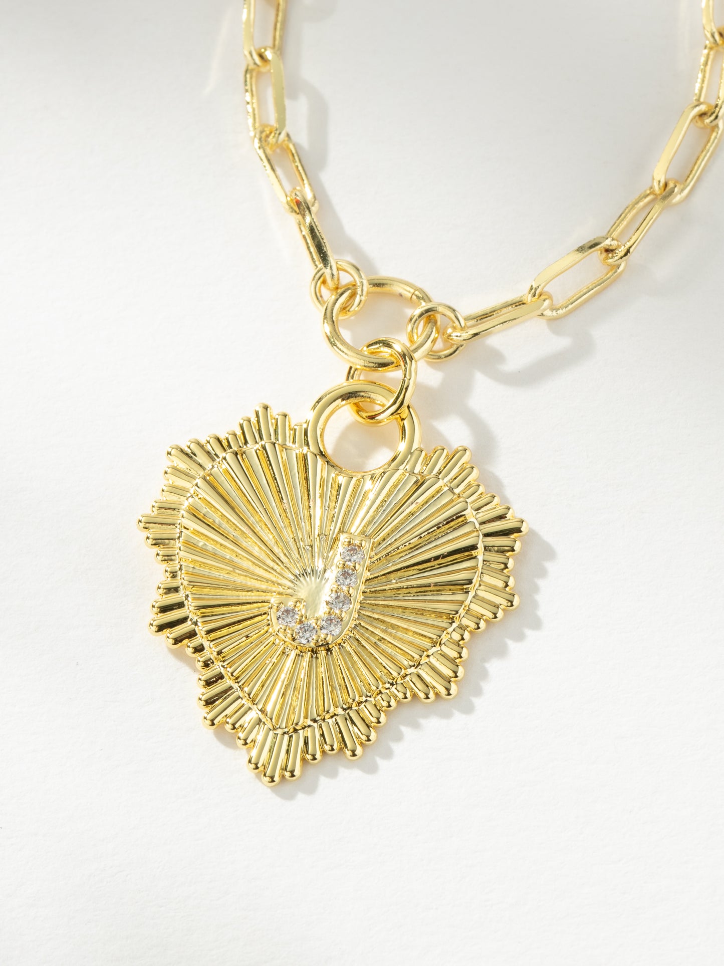 Lover Initial Necklace | Gold J | Product Image | Uncommon James