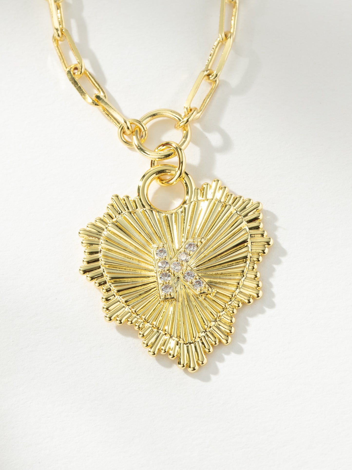 Lover Initial Necklace | Gold K | Product Image | Uncommon James