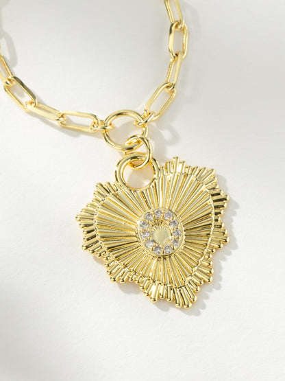 ["Lover Initial Necklace ", " Gold O ", " Product Image ", " Uncommon James"]