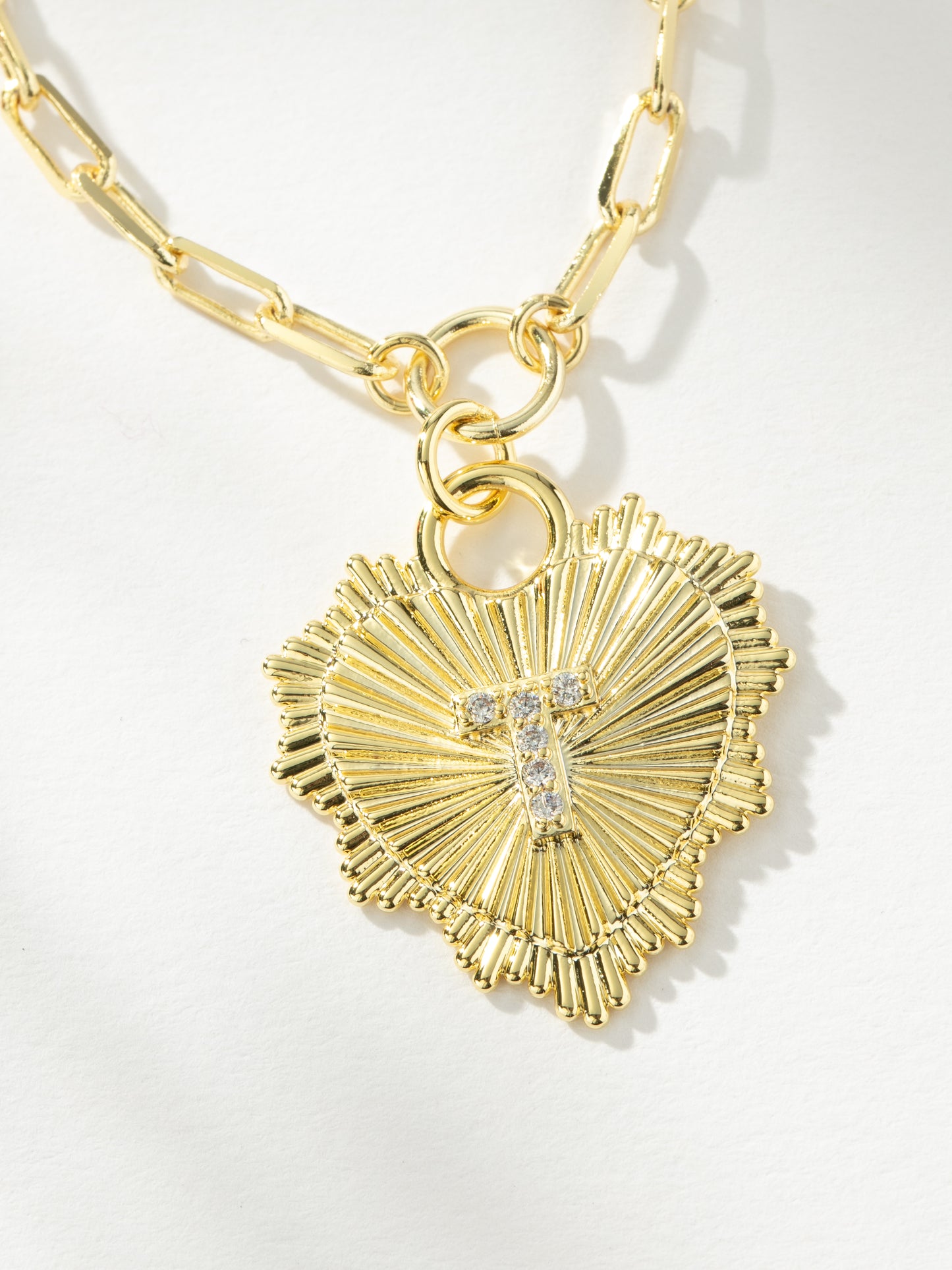 Lover Initial Necklace | Gold T | Product Image | Uncommon James