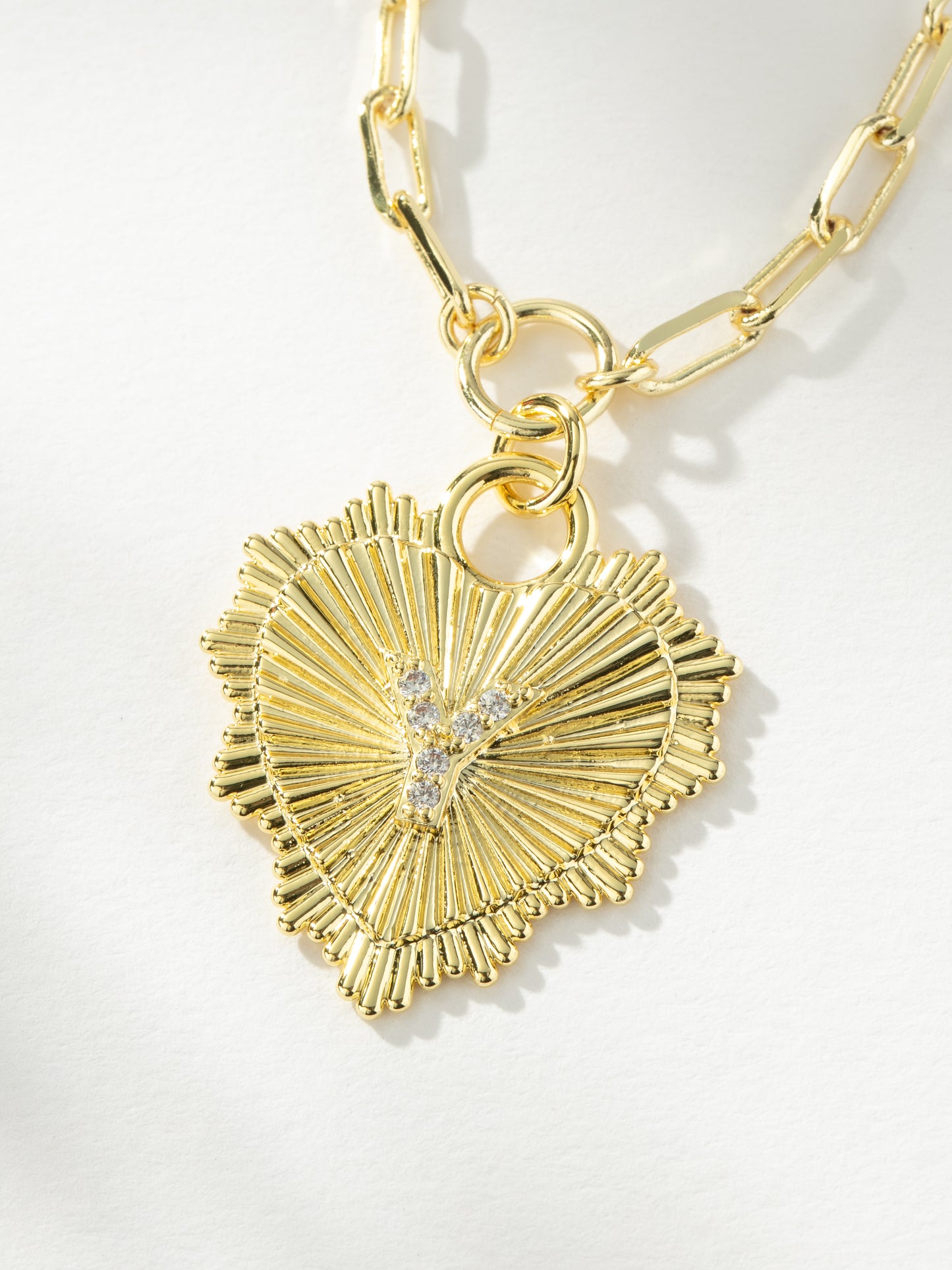 Lover Initial Necklace | Gold Y | Product Image | Uncommon James