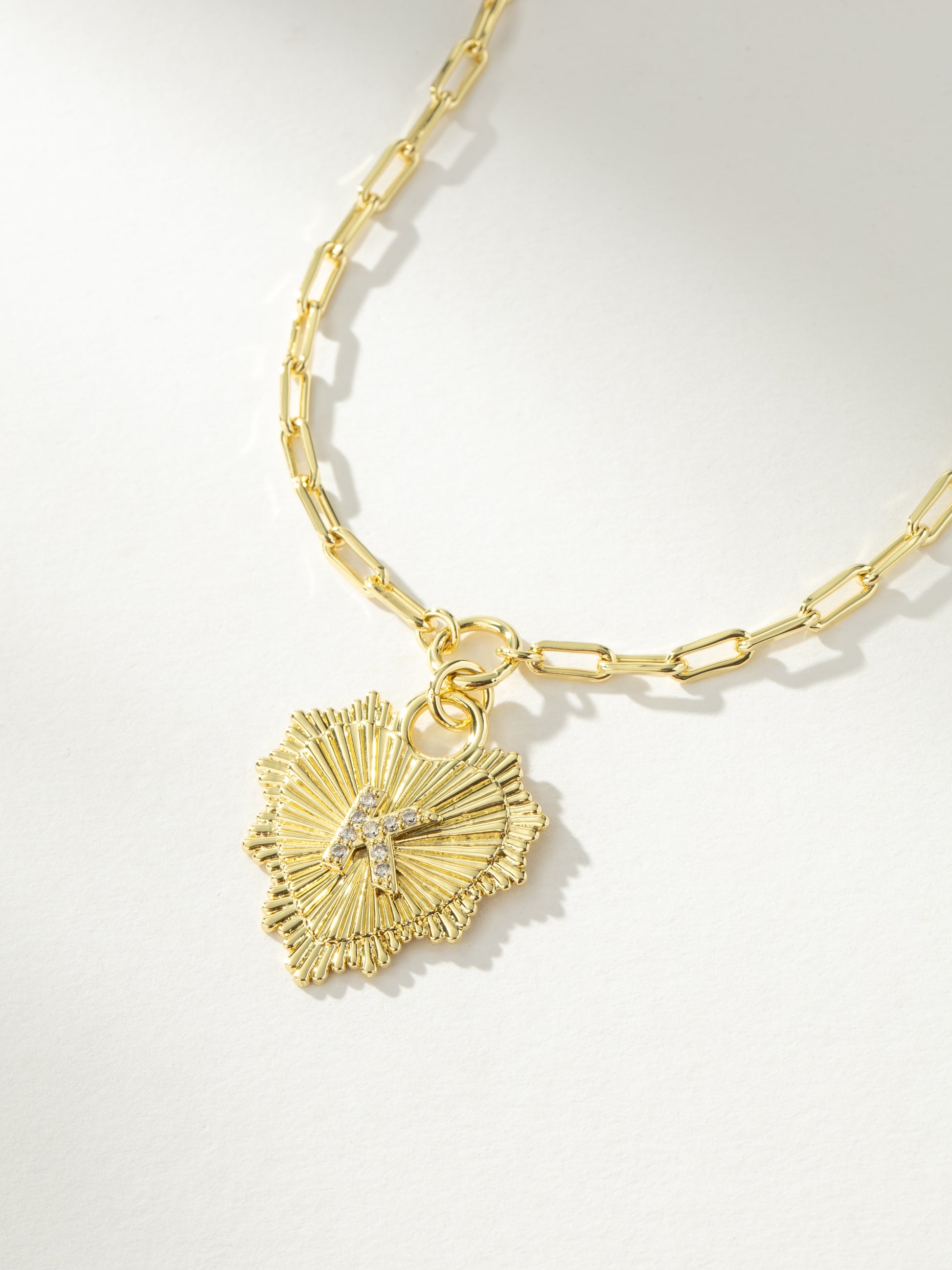 Lover Initial Necklace | Gold | Product Image | Uncommon James