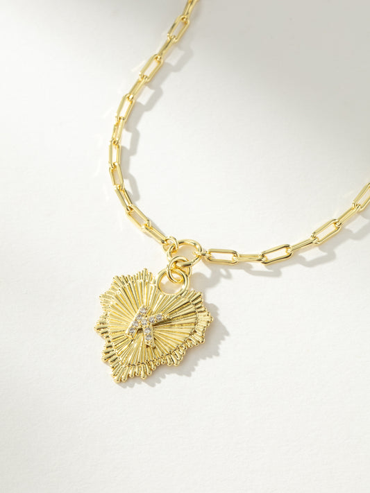 Lover Initial Necklace | Gold | Product Image | Uncommon James