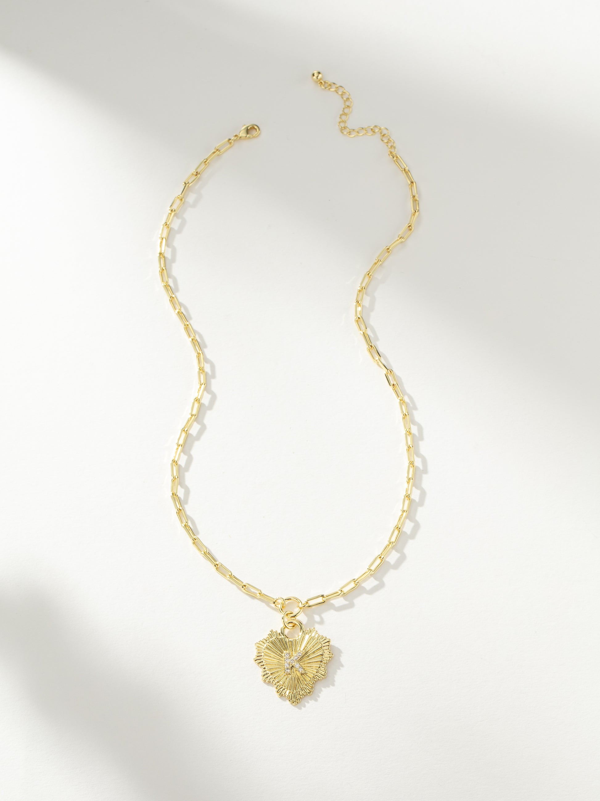 Lover Initial Necklace | Gold | Product Image | Uncommon James