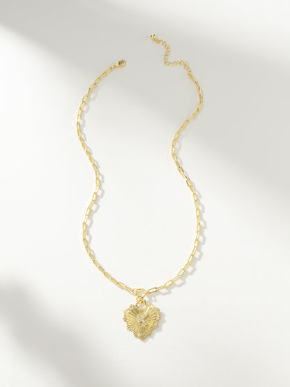 ["Lover Initial Necklace ", " Gold ", " Product Image ", " Uncommon James"]