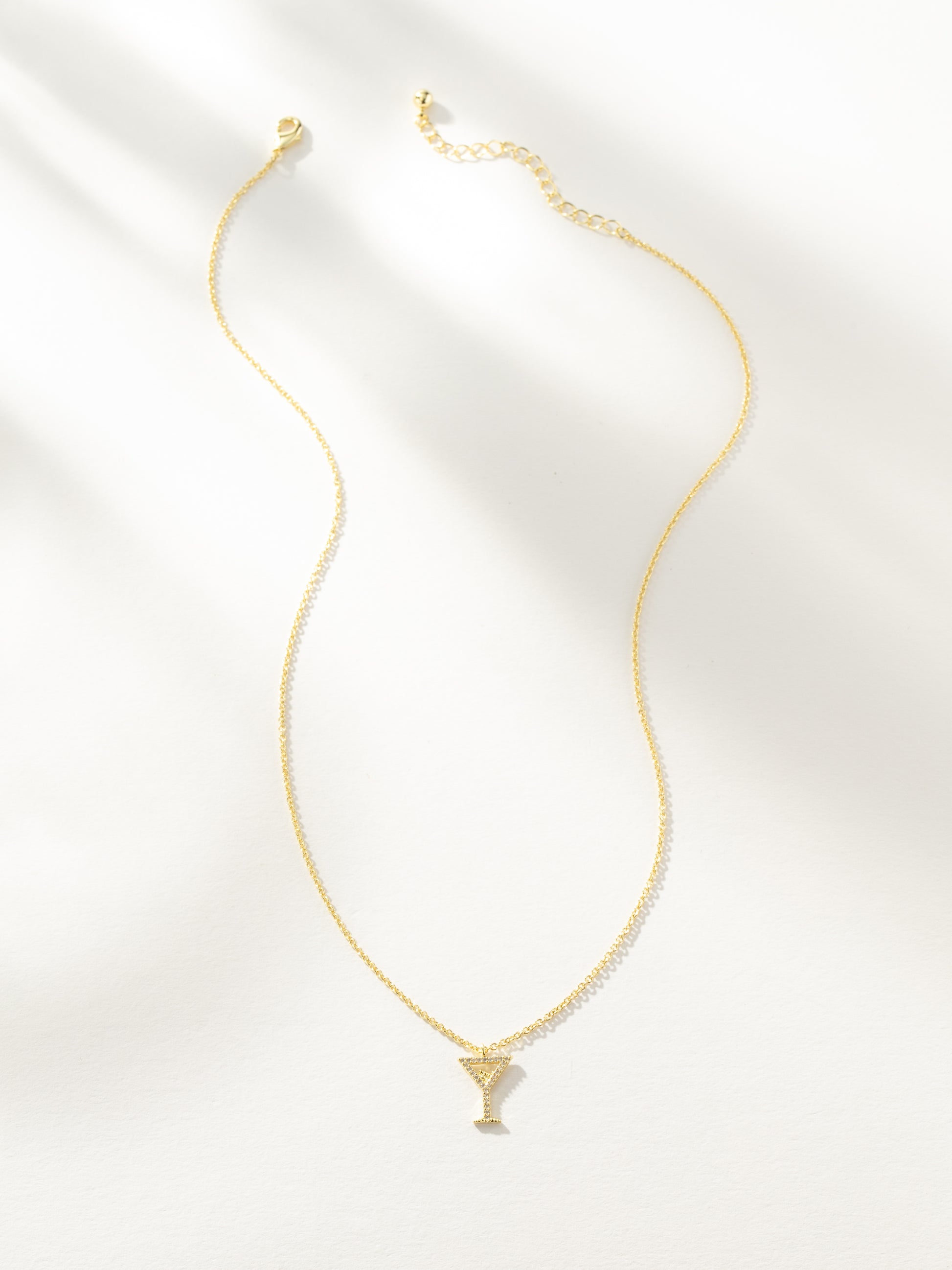 Martini Pendant Necklace | Gold | Product Image | Uncommon James